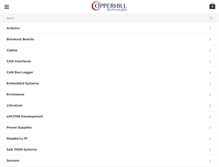 Tablet Screenshot of copperhilltech.com